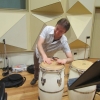 Murray Parker in the recording studio
