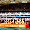 Getting into position for the NRL Grand Final Pre-Game Entertainment